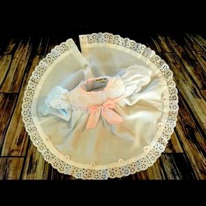 Vintage Full Circle Puff sleeves baby dress 3-6 months